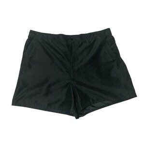 Croft & Barrow Black Swim Shorts Activewear Women Size 20W Built-In Panties